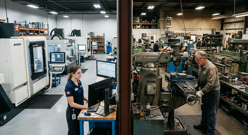 The Technology Gap Between Top Metal Fabrication Companies in Canada and Conventional Operators