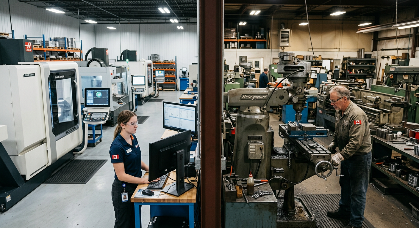 The Technology Gap Between Top Metal Fabrication Companies in Canada and Conventional Operators